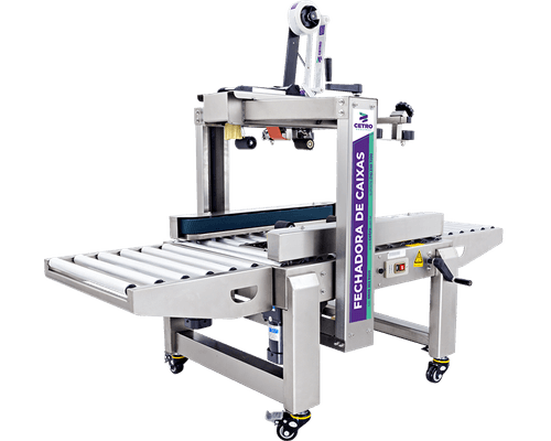 Fechadora de Caixas com Tração Lateral de Inox FXC 5050