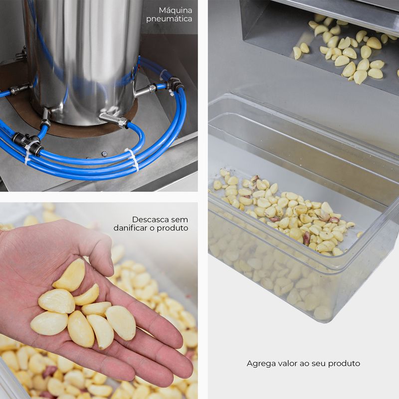 Descascadora-alho-pneumatica-aquecimento--CAHM-300-HA