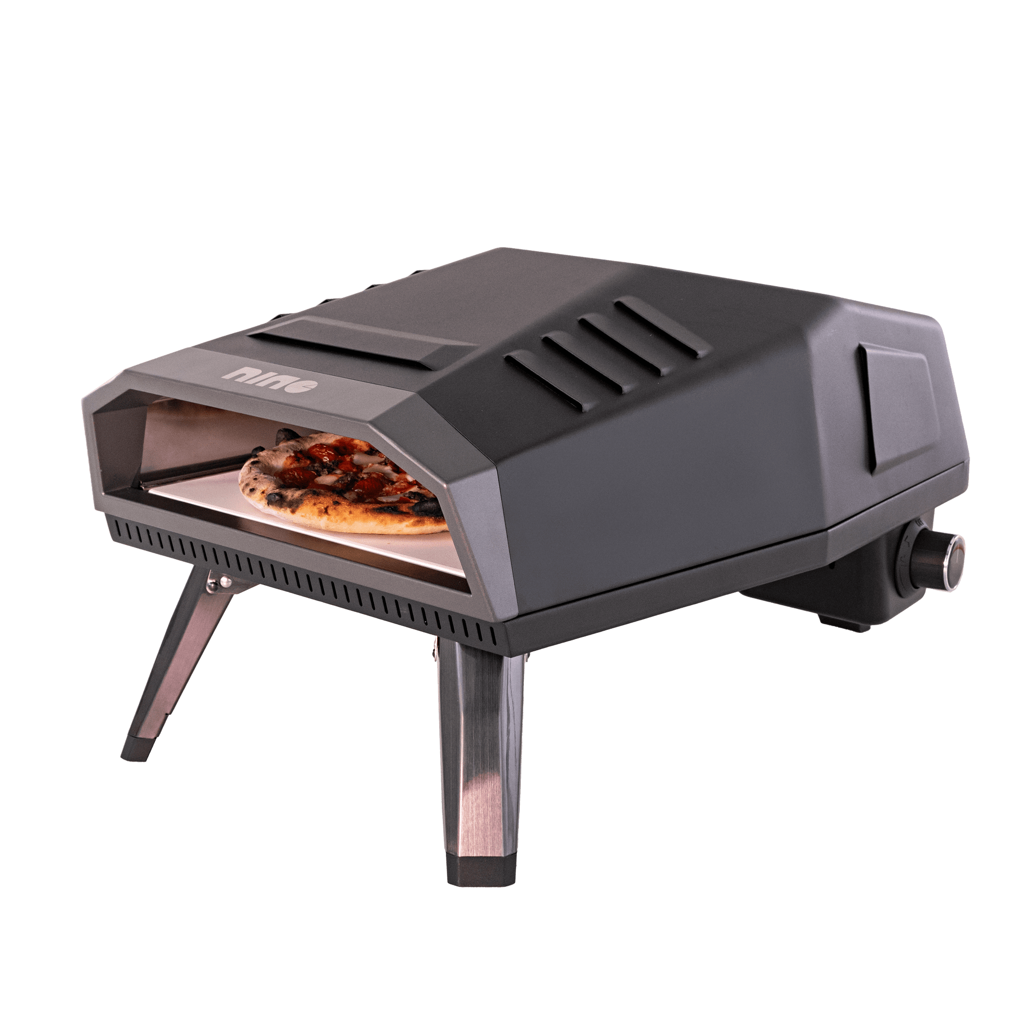 Forno de Pizza Nino a Gás com Pedra Quadrada CFBM PO-300 SV G - Cetro