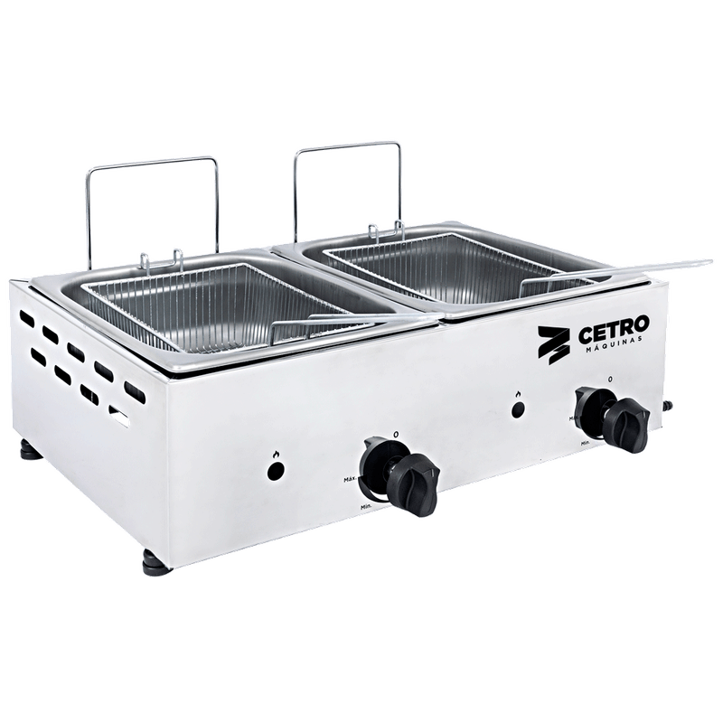 Fritadeira-Profissional-Cetro-Inox-2-Cubas-96L-Gas-e-oleo-0