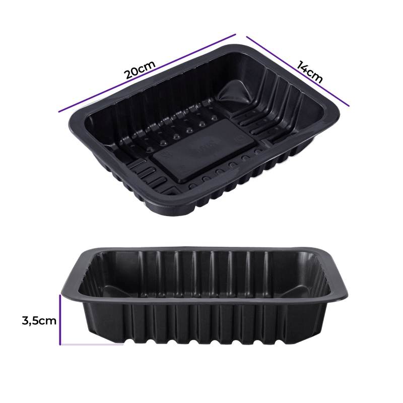 Bandeja-Plastica-Preta-600ml-20x14x3-5cm---10-Unidades