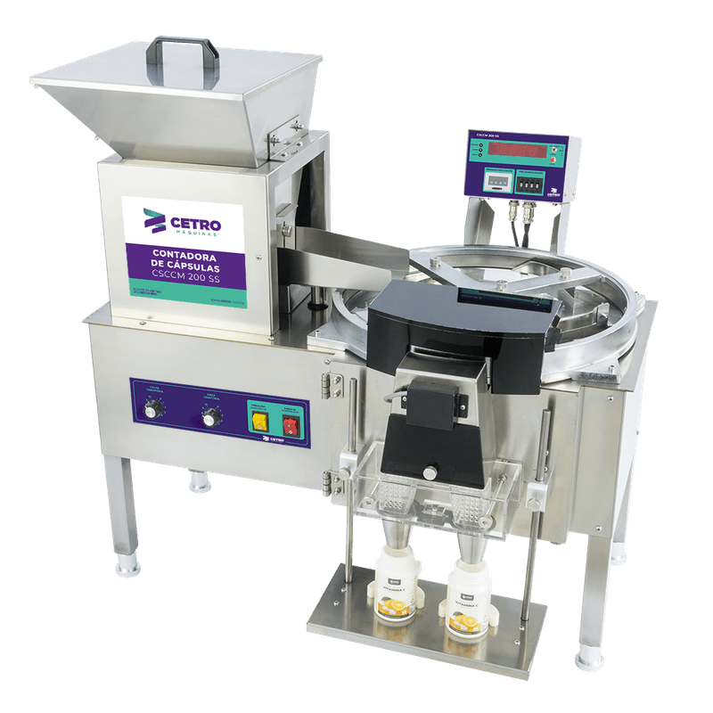 cetro-semiautomatic-capsuling-machine-csccm-200-ss-counting-and-filling-table