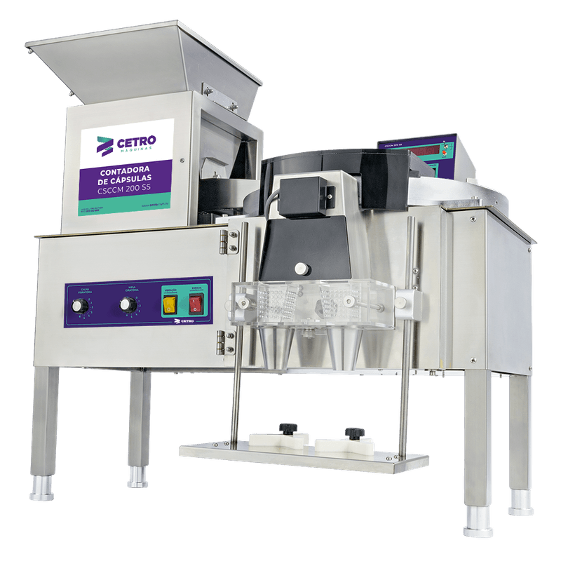 cetro-semiautomatic-capsuling-machine-csccm-200-ss-counting-and-filling-table