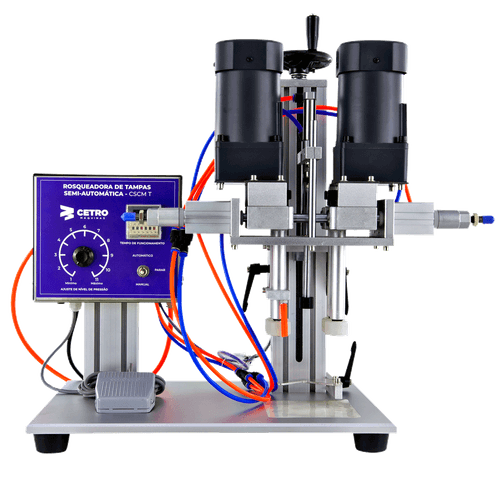 Rosqueadora de Tampas Semiautomática CSCM T