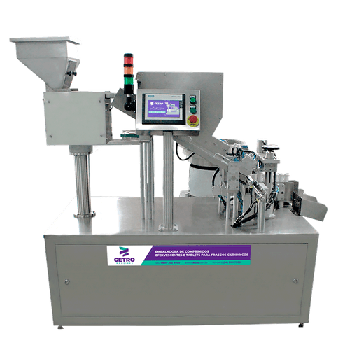 Embaladora de Pastilhas Efervescentes para Frascos Cilíndricos