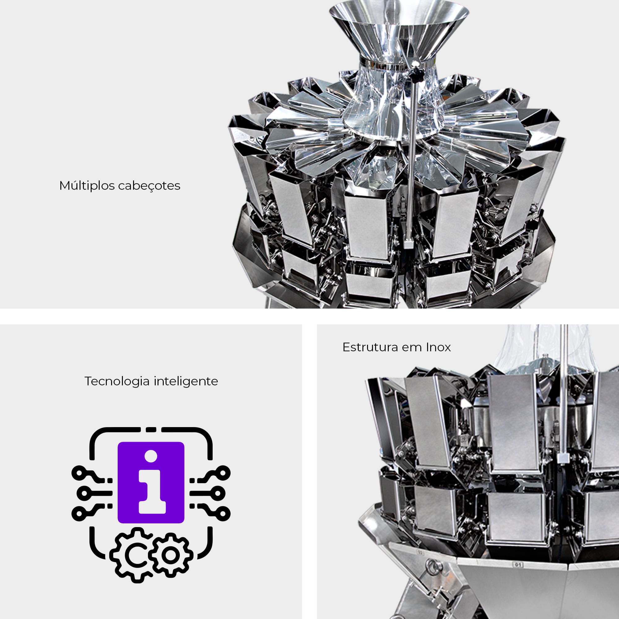 Dosadora De Balança Múltiplos Cabeçotes CADM 14000 - Cetro