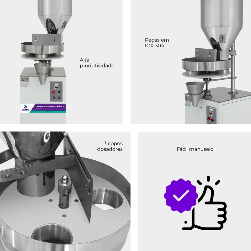 Dosadora-Semi-Automatica-Para-Enchimento-de-Graos-e-Pos-com-Mixer-KFG-250-0