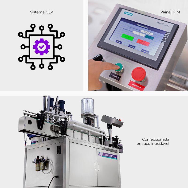 Envasadora--Posicionadora-e-Rosqueadora-Rotativa-Automatica-Para-Frascos-de-Tinta-CAFM-GP-300-R