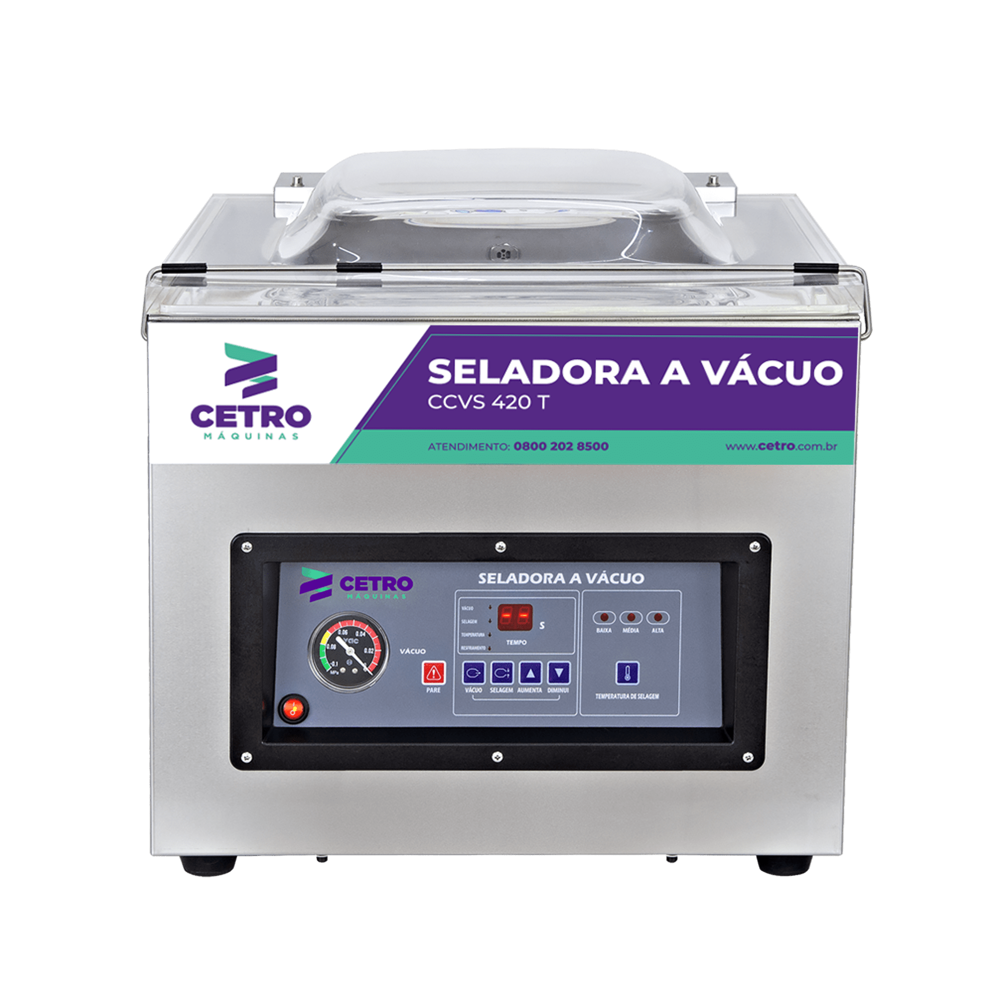 Seladora a Vácuo de Bancada com ATM CCVS 420 T - imagem 1