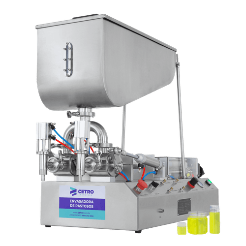 Envasadora de Produtos Pastosos 2 Bicos Cetro 10 - 100ml