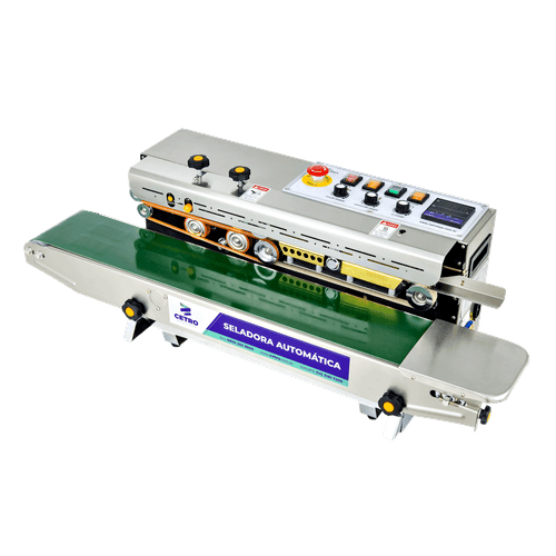 Seladora Automática Contínua Horizontal em Inox com Datador CASM 1000 H SS