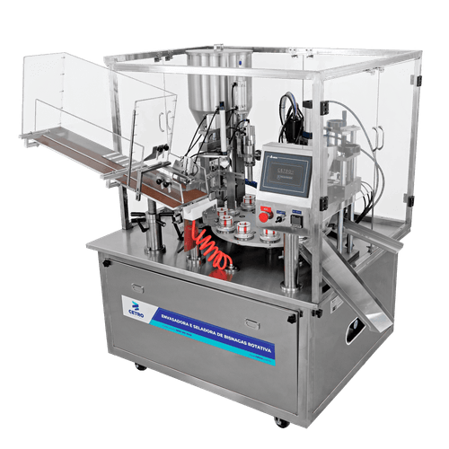 Envasadora e Seladora de Bisnagas Rotativa CATFM 500 R
