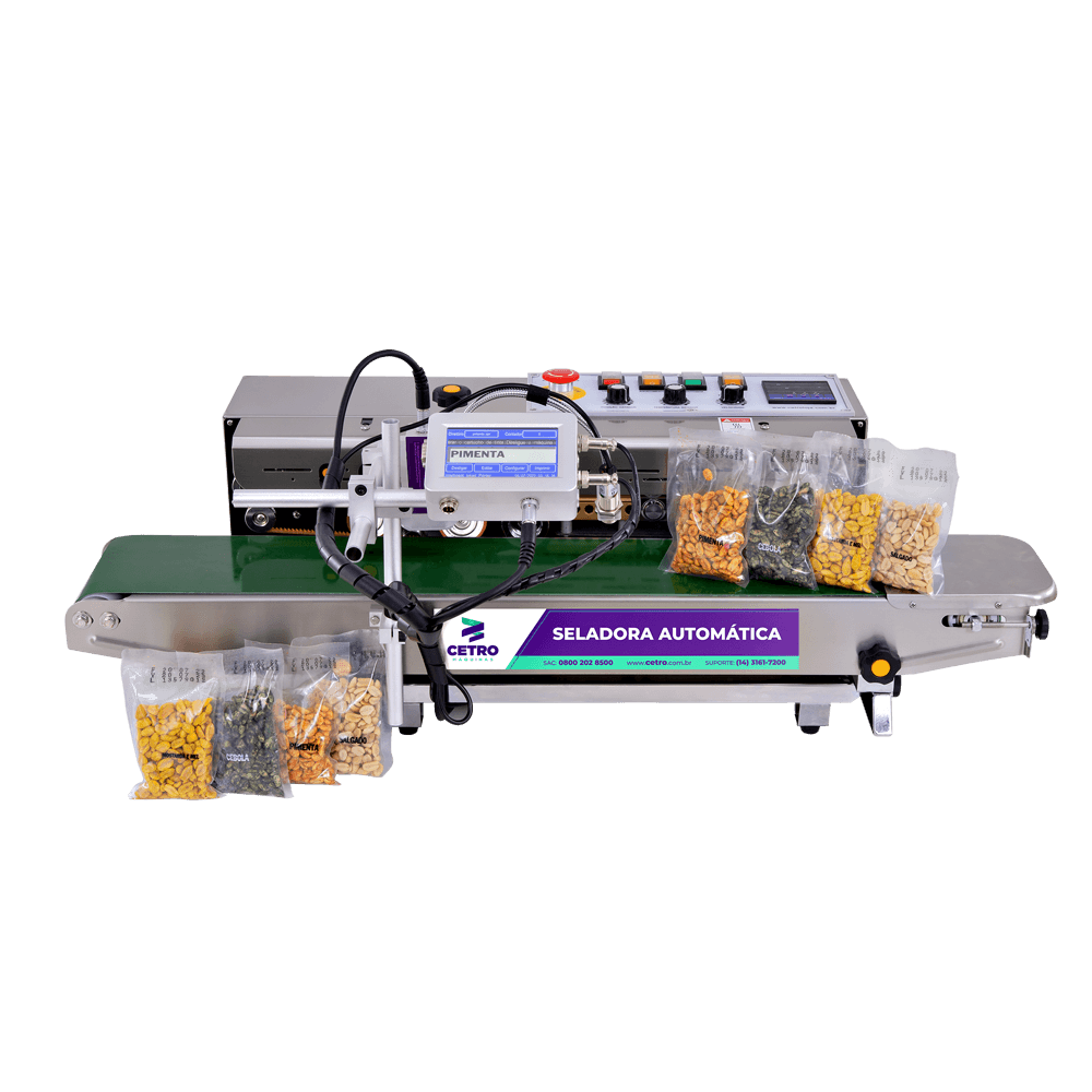Seladora Automática Horizontal com Datador Inkjet Line 1 CASM 1000 IP L1 - imagem 1