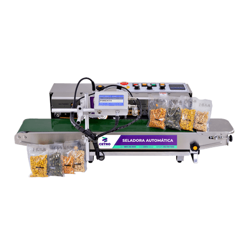 Seladora Automática Contínua Horizontal SA 1000 W com Datador Inkjet Line 1