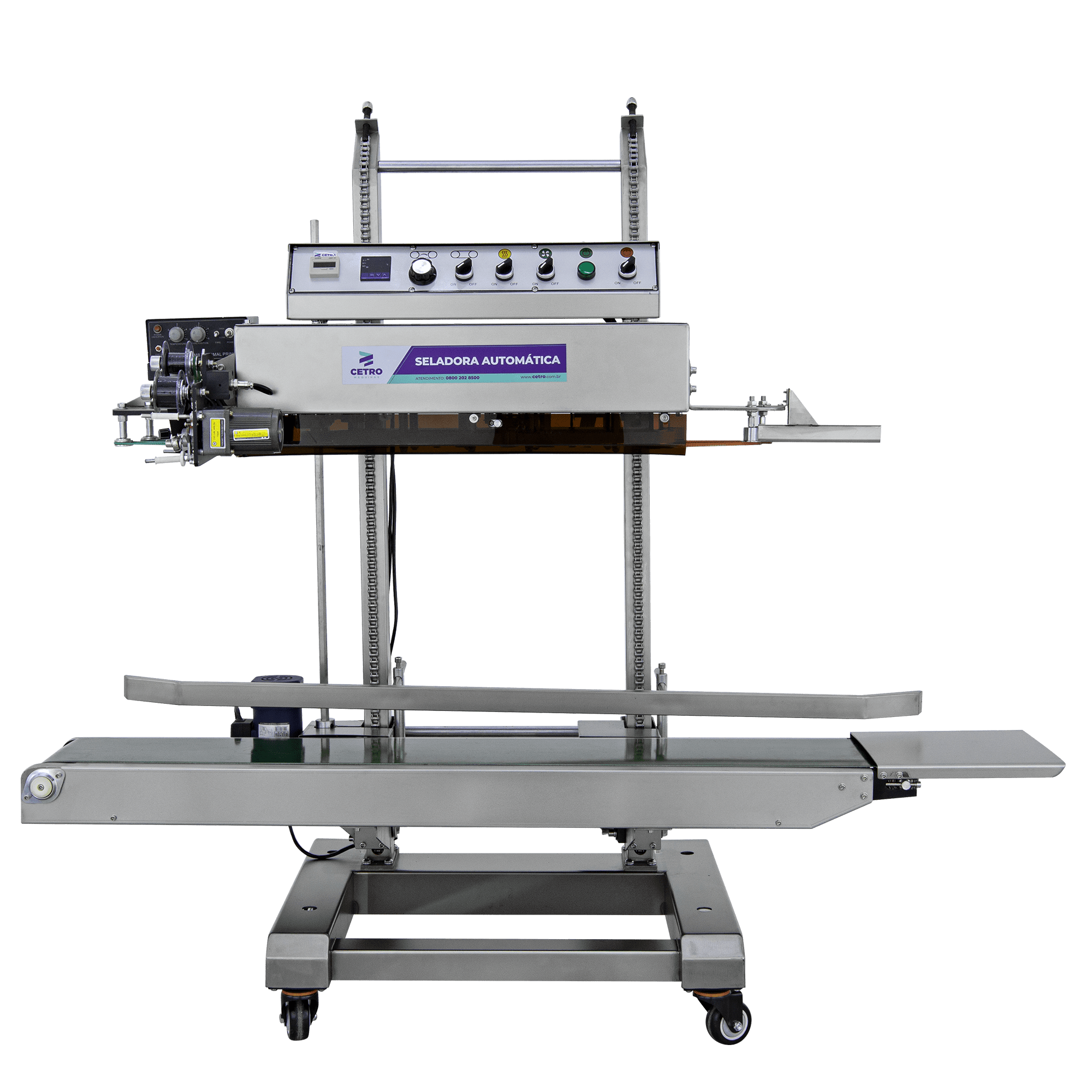 Seladora Automática Contínua Robusta de Inox com Datador CASM 1680 PSS - imagem 1