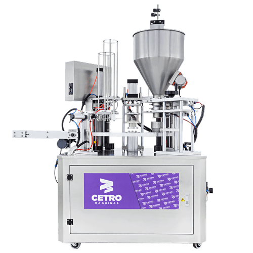Envasadora Rotativa Automática de Copos CAFM R VC-1000