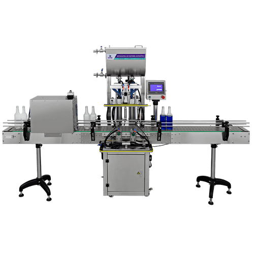 Envasadora de Pastosos Automática 100 - 1000ml com 2 Bicos e Esterilização UV CAFM P-1000 2N UVT