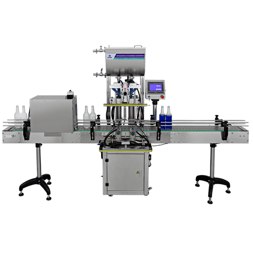 Envasadora de Pastosos Automática 100 - 1000ml com Dois Bicos e Esterilização UV CAFM P-1000 2N UVT