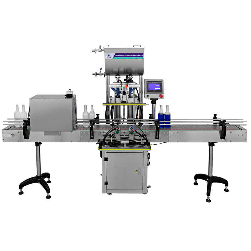 Envasadora-de-Pastosos-Automatica-100---1000ml-com-Dois-Bicos-e-Esterilizacao-UV-CAFM-P-1000-2N-UVT