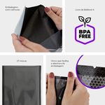 Embalagem-Gofrada-Preta-em-Sacos-Pre-Formados-de-15x20cm---Caixa-com-100-Unidades