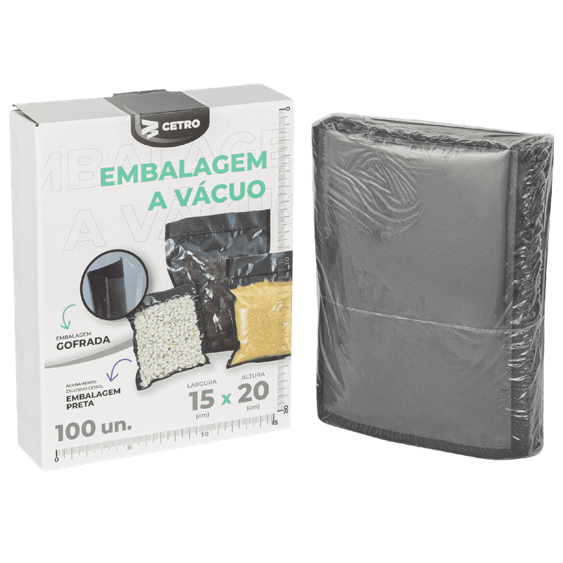 Embalagem-Gofrada-Preta-em-Sacos-Pre-Formados-de-15x20cm---Caixa-com-100-Unidades