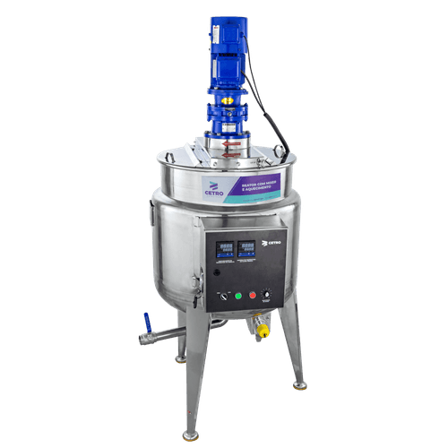 Reator com Mixer e Aquecimento 200 Litros CTRM MH-200