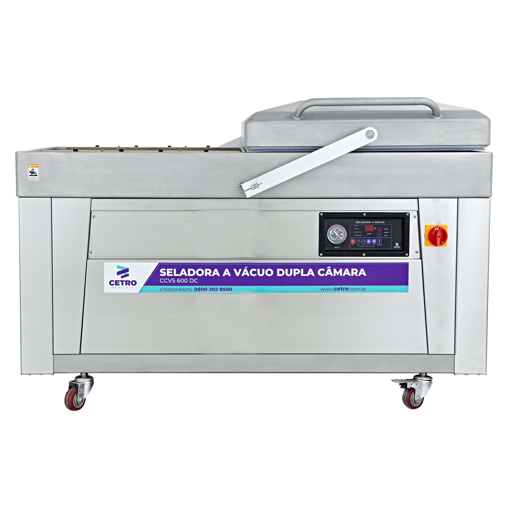 Seladora a Vácuo de Dupla Câmara Industrial CCVS 600 DC - imagem 1