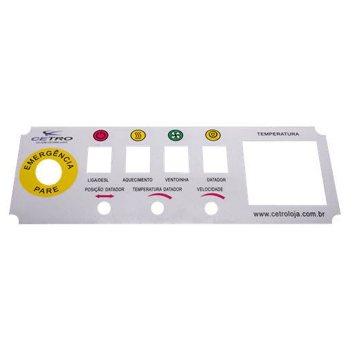 Película Painel Sem Botões Para Sa1000 330Mm X 125Mm