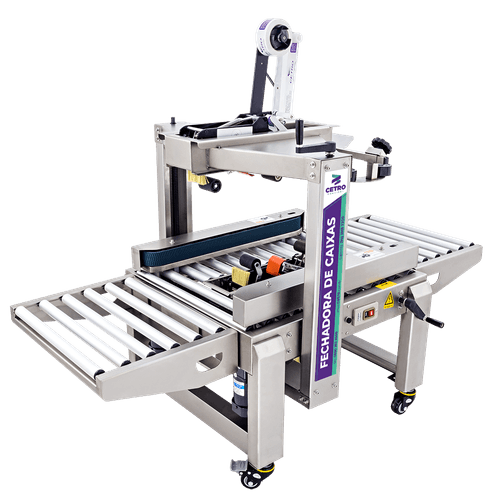 Fechadora de Caixas com Tração Lateral de Inox FXC 5050