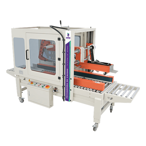 Fechadora de Caixas Semiautomática com Dobra de Abas e Proteções CSSM BS-5050 SC FPC