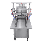 Envasadora-Semiautomatica-com-20-Bicos-para-Producao-de-Gummy-com-Plataforma-e-Bandejas-de-Secagem-CSFM-G-30