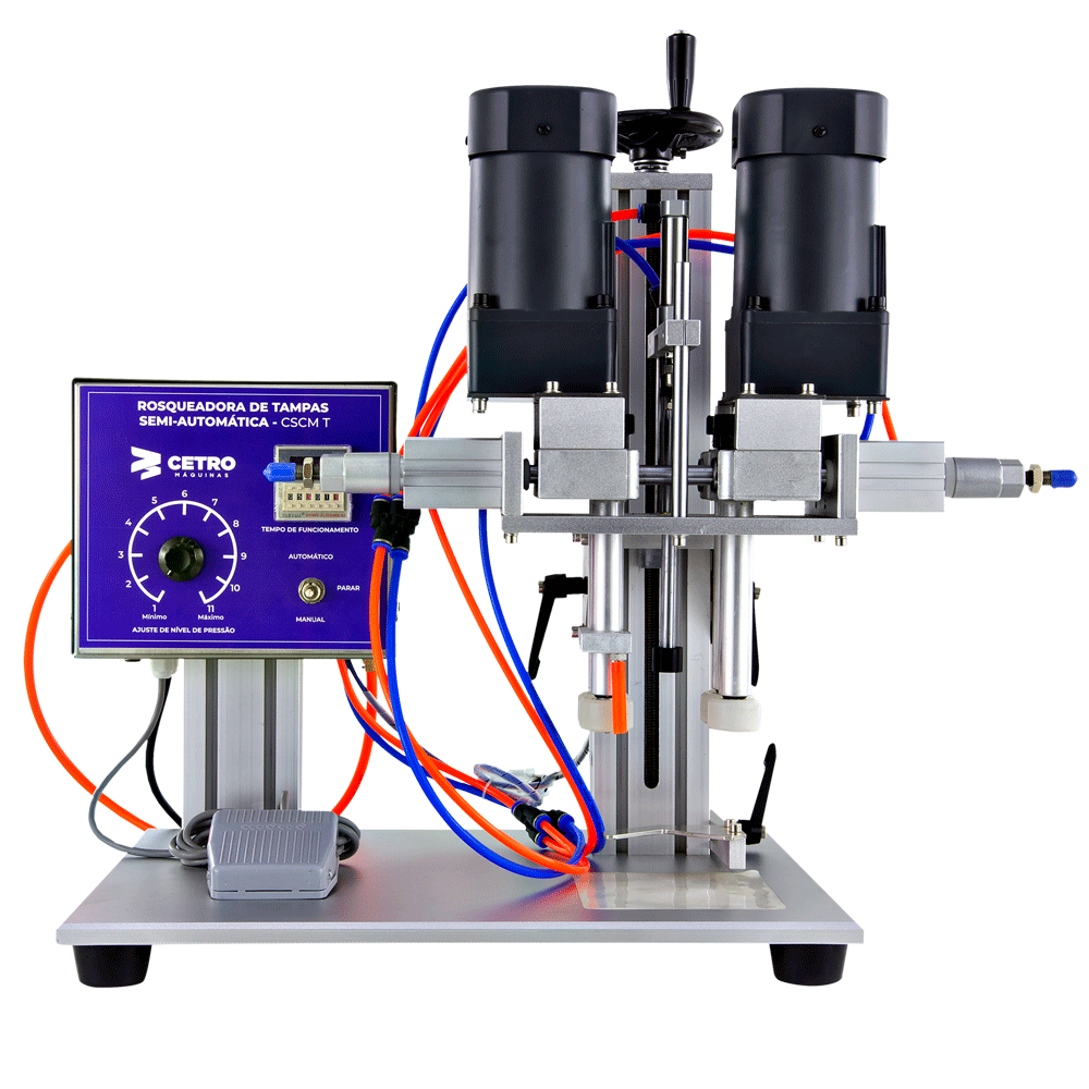Rosqueadora de Tampas Semiautomática CSCM T - imagem 1