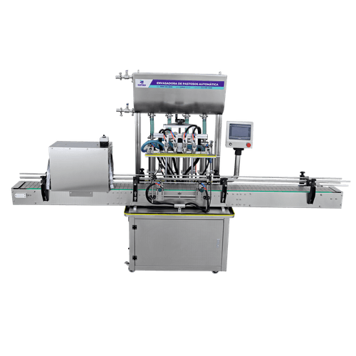 Envasadora de Pastosos Automática 500 - 2500ml com 4 Bicos e Esterilização UV CAFM P-2500 4N UVT