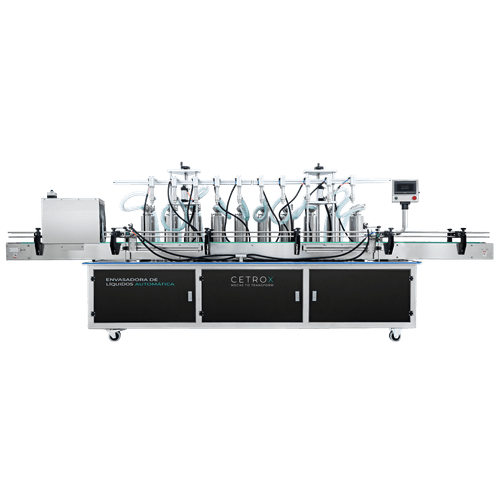 Envasadora de Líquidos Automática 500 - 2500ml com 10 Bicos e Esterilização UV CAFM L-2500 10N UVT