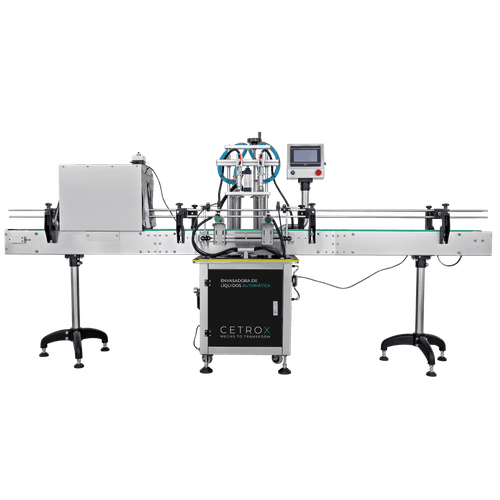 Envasadora de Líquidos Automática 10 - 100ml com 2 Bicos e Esterilização UV CAFM L-100 2N UVT