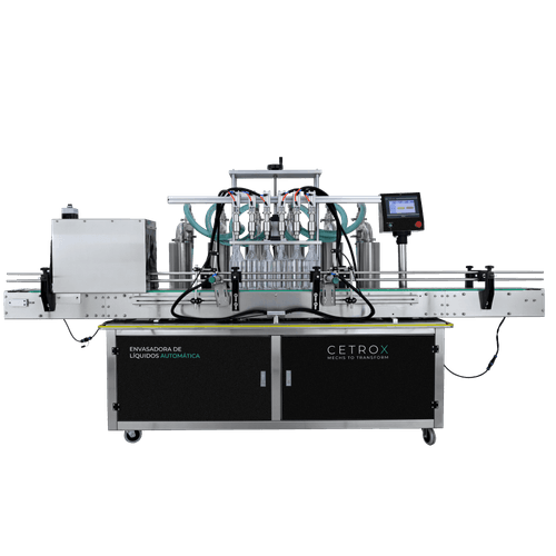 Envasadora de Líquidos Automática 500 - 2500ml com 6 Bicos e Esterilização UV CAFM L-2500 6N UVT