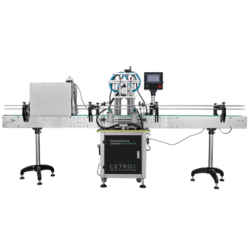Envasadora de Líquidos Automática 1000 - 5000ml com 2 Bicos e Esterilização UV CAFM L-5000 2N UVT