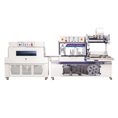 Seladora em L Automática CASM 4518 com Túnel de Encolhimento