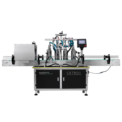 Envasadora de Líquidos Automática 100 - 1000ml com 4 Bicos e Esterilização UV CAFM L-1000 4N UVT