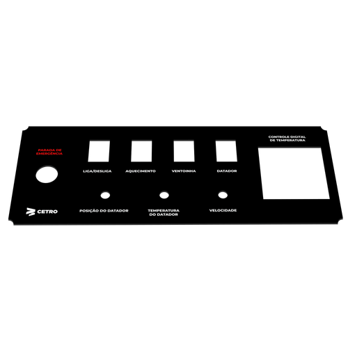 Película Painel sem Botões para Seladora CASM 1000 (SA 1000) - 330 x 125mm