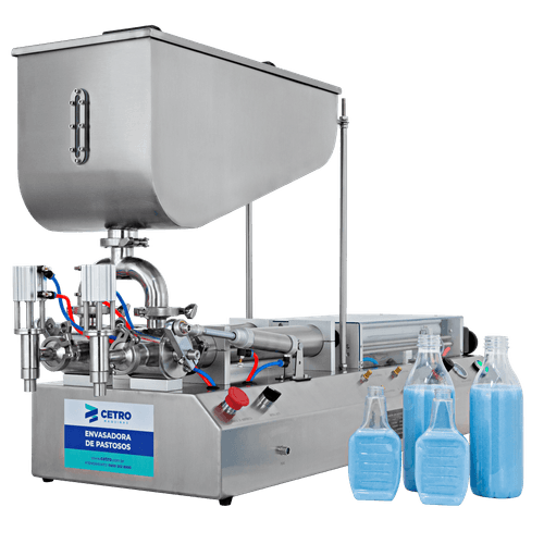 Envasadora de Pastosos 100 - 1000ml com 2 Bicos CSFM P-1000 2NP