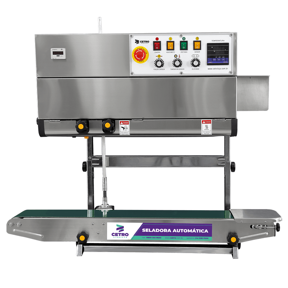 Seladora Automática Contínua Vertical e Horizontal em Inox CASM 1012 C-40 SS - imagem 1