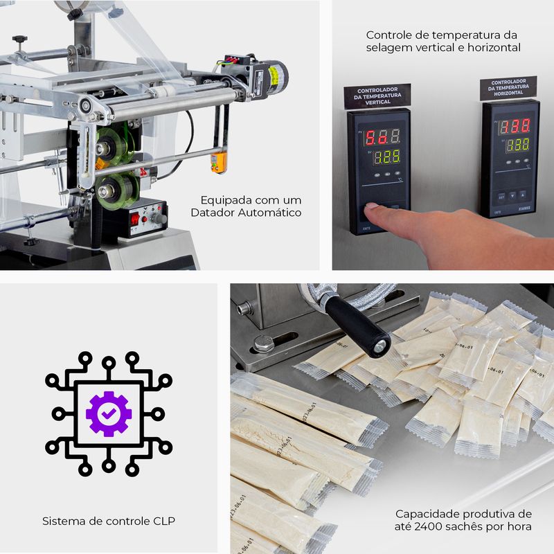 Empacotadora Automatica para Embalagem Stick CAPM 300 VA-30 - 2 copiar