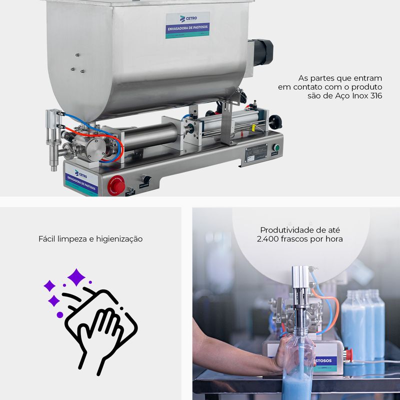 Envasadora de Produtos Pastosos CSFM P-1000 T M SS316_01