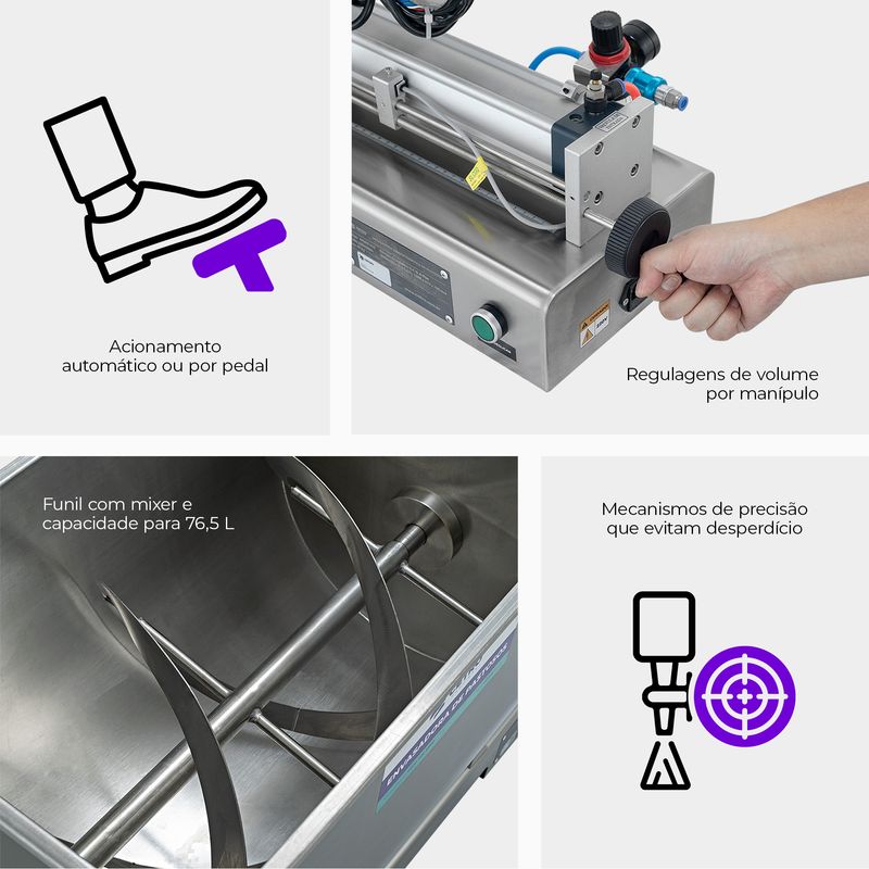 Envasadora de Produtos Pastosos CSFM P-1000 T M SS316_02