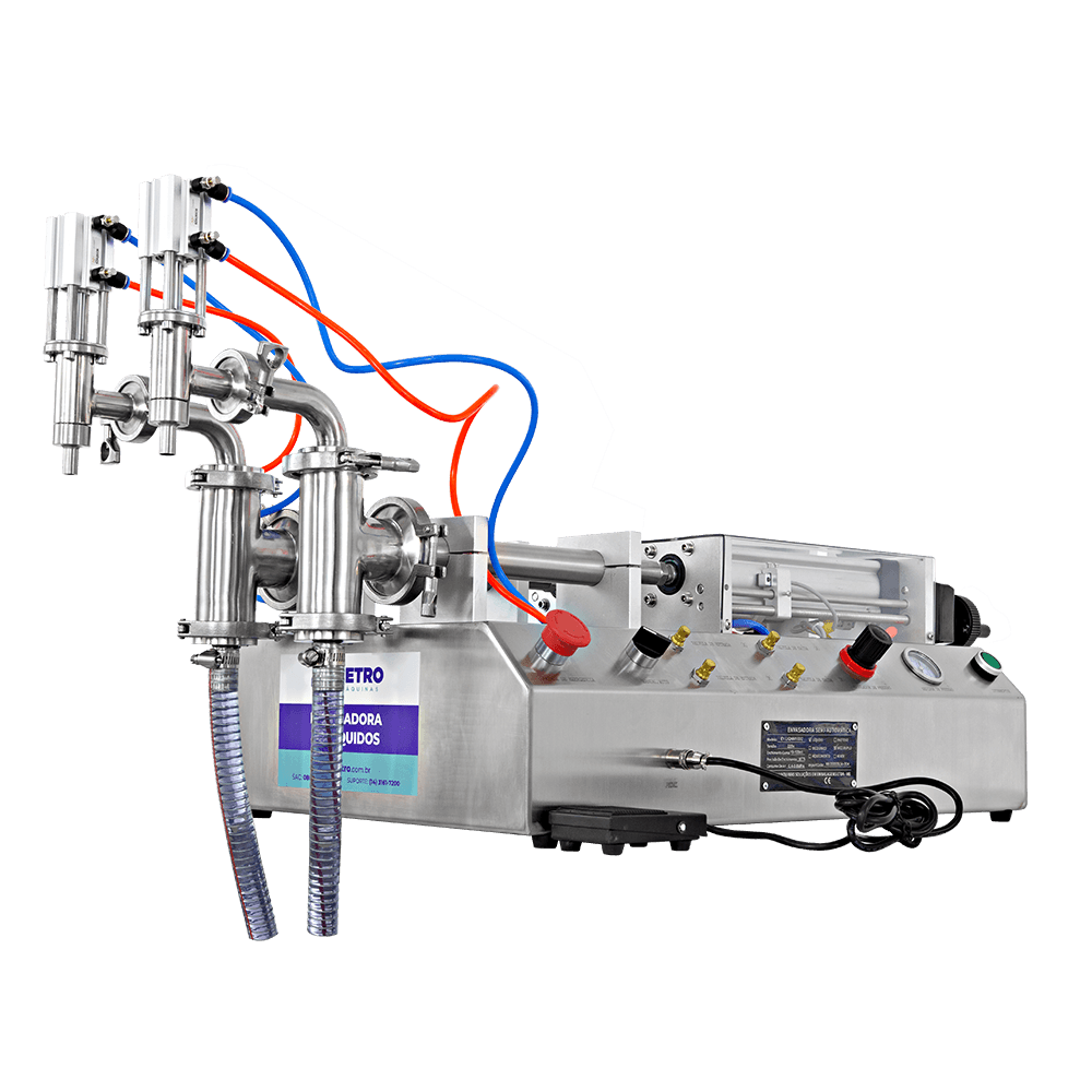 Envasadora de Líquidos 10 - 100ml com 2 Bicos CSFM L-100 2NP - imagem 1