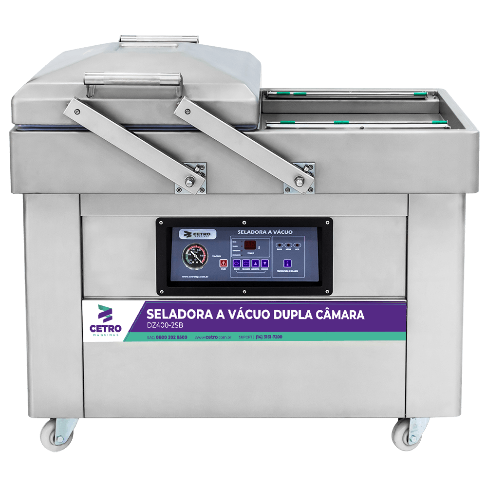 Seladora a Vácuo de Dupla Câmara Industrial CCVS 400 DC - imagem 1