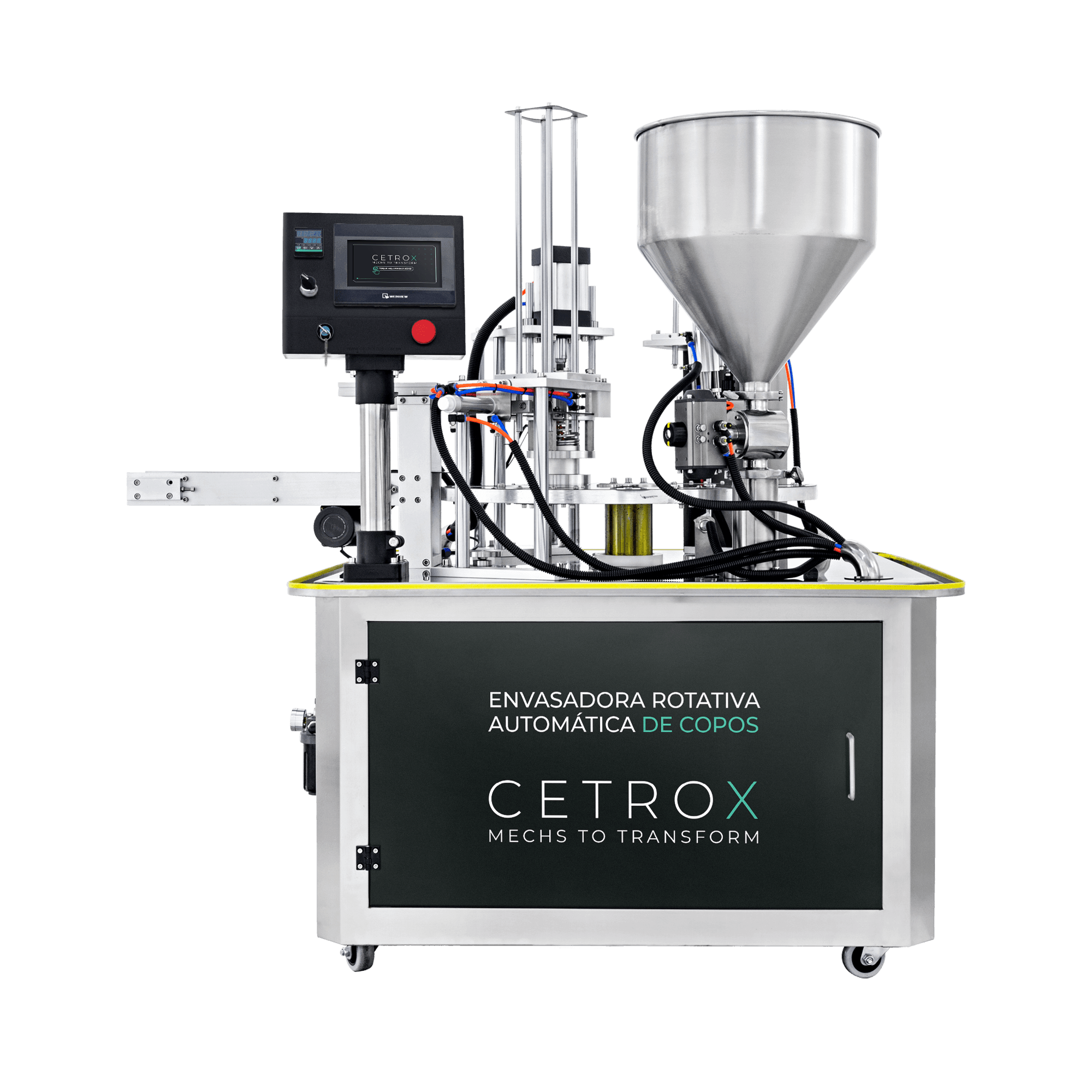 Envasadora Rotativa Automática de Copos CAFM R VP-1000 - Cetrox