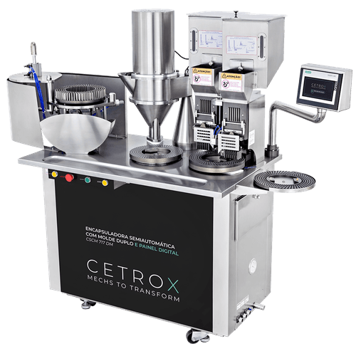 Encapsuladora Semiautomática com Molde Duplo e Painel Digital CSCM 717 DM
