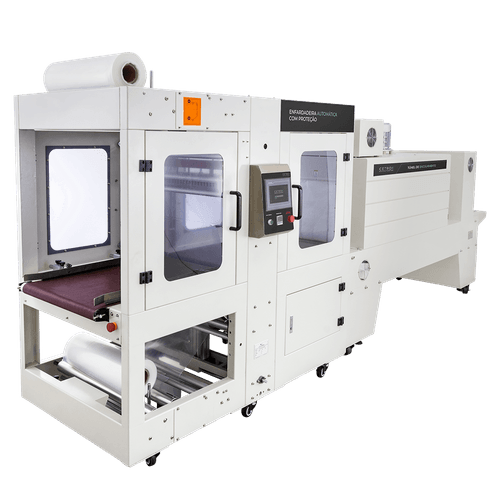 Conjunto Enfardadeira BUD 6040 e Túnel de Encolhimento 8060